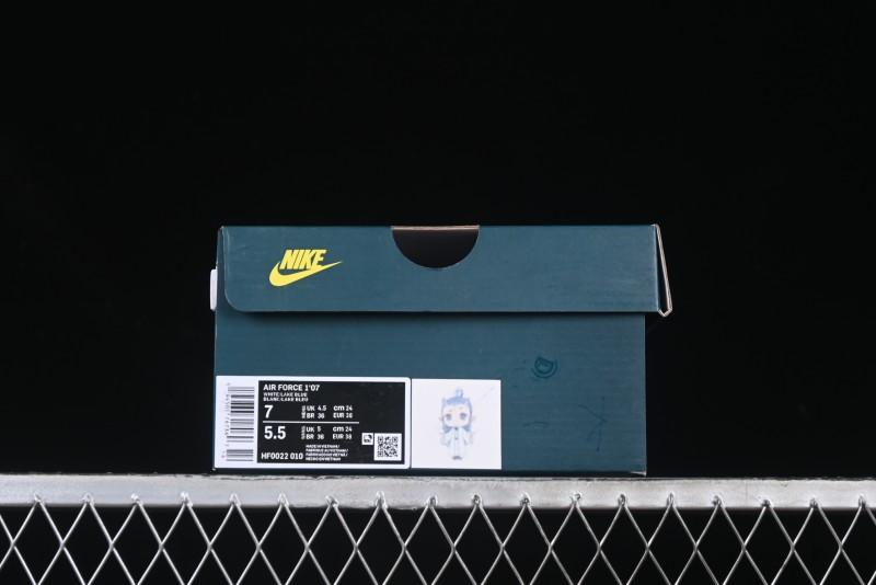 Nike Air Force 1 '07 Low Casual Sneakers with Erciyuan Hand-Painted Graffiti Lingzhu Aobing Design - HF0022-010