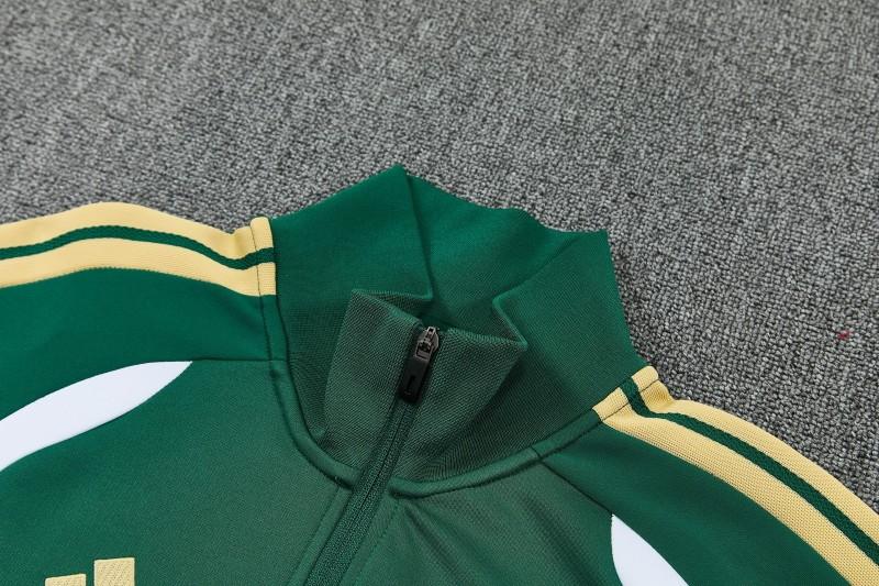 26/27 Italy Green Full Zipper  Jacket Tracksuit + Long Pants