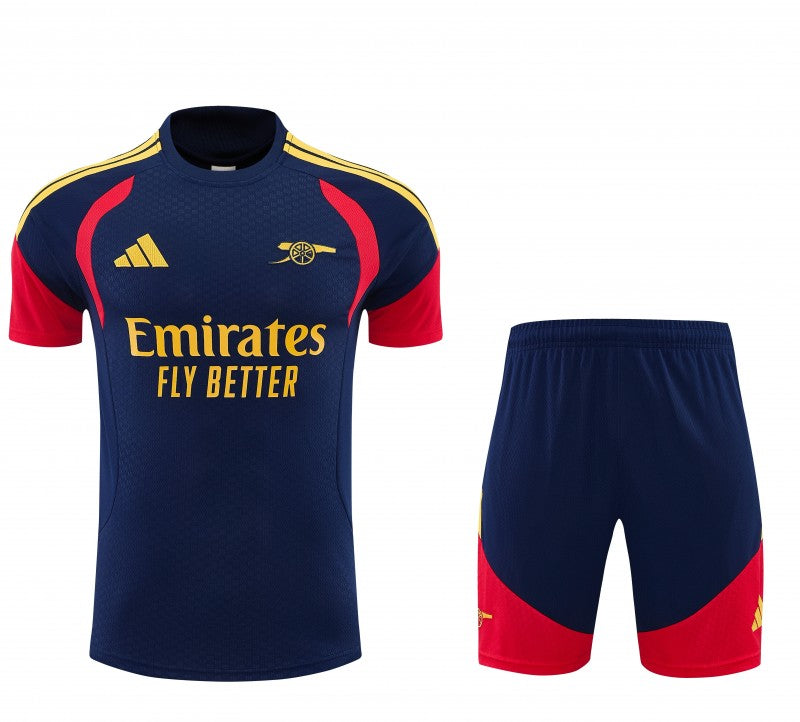 26/27 Arsenal Navy Blue Short Sleeve+Soccer Shorts