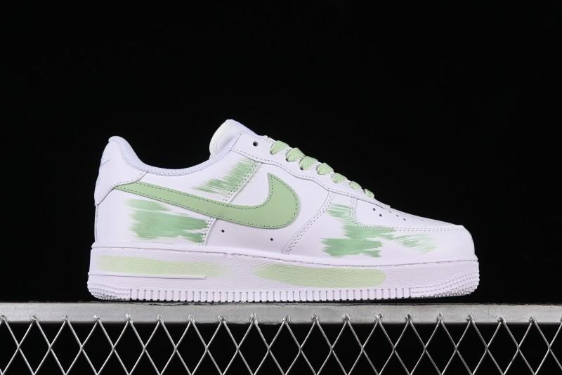 Nike Air Force 1 '07 Low Custom Hand-Painted Anime Theme with Swoosh Shadow and Strap - CW2288-111