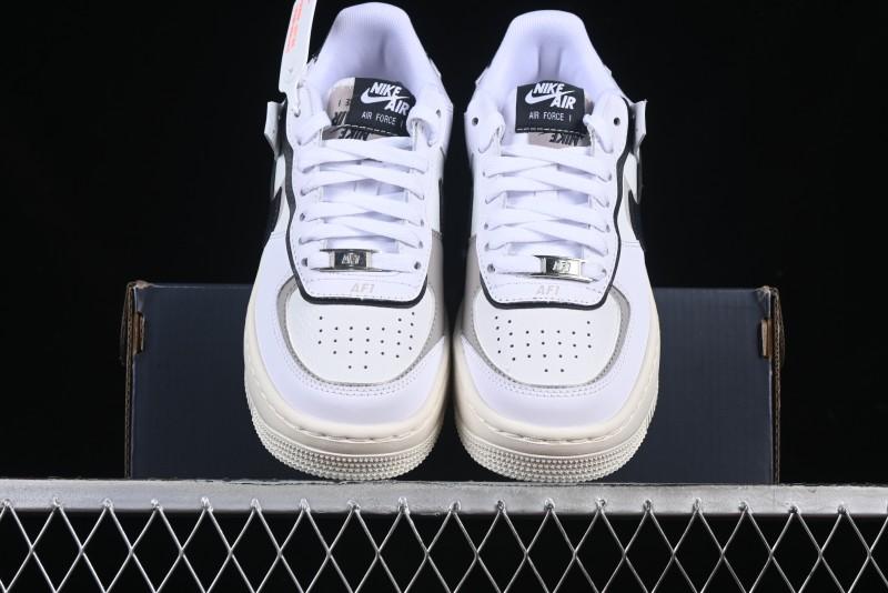 Nike Air Force 1 Shadow Low-Top Sneakers with Lightweight EVA Midsole and Anti-Slip RB Rubber Outsole - DZ1847-110