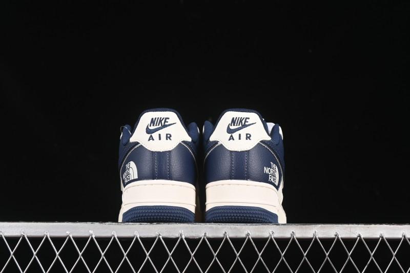 Nike Air Force 1'07 Low North Face Collaboration Dark Blue Sole Casual Sneakers - ZH2598-318