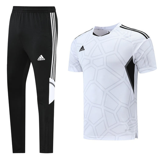 AD01 white trousers suit S-2XL