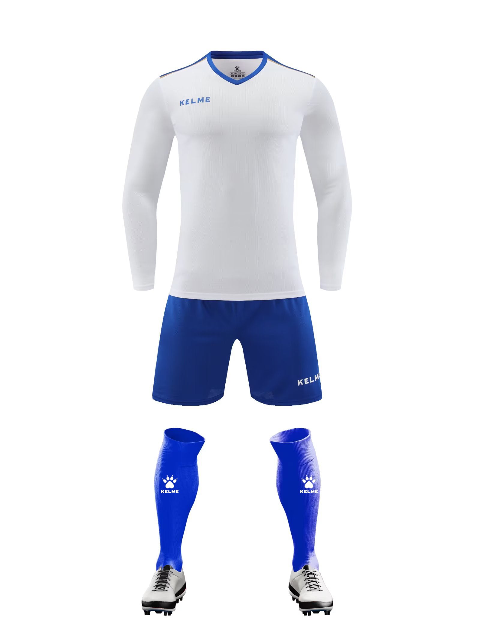 K3288 Kalmei long-sleeved football training uniform 5 colors 3XS-4XL