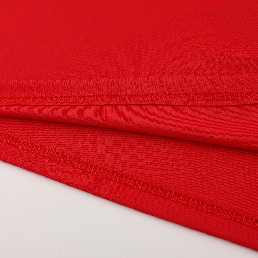 AD07 red shorts suit S-2XL
