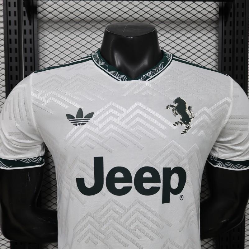 Player Version 26/27 Juventus White with Dark Green Special Edition Jersey