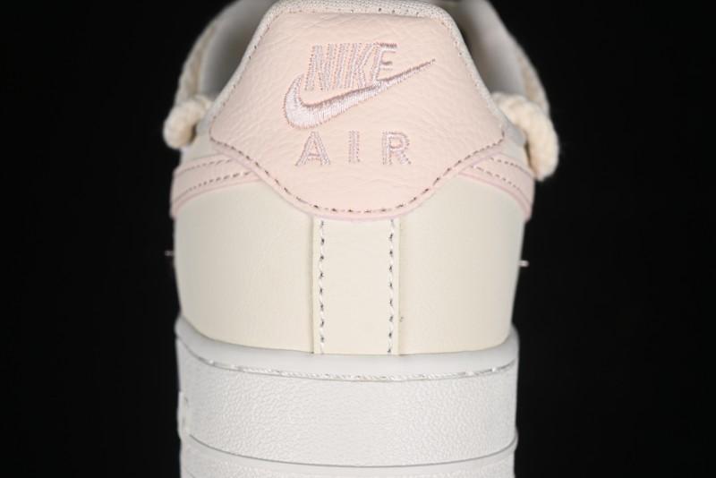 Nike Air Force 1 '07 Low Pink Deconstructed Swoosh Casual Sneakers - FC8110-181