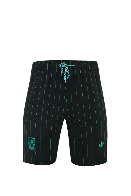 26/27 Liverpool Black Short Sleeve+Soccer Shorts