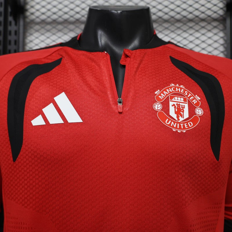 Player Version 26/27 Manchester United FC Long Sleeve Home Red Jersey