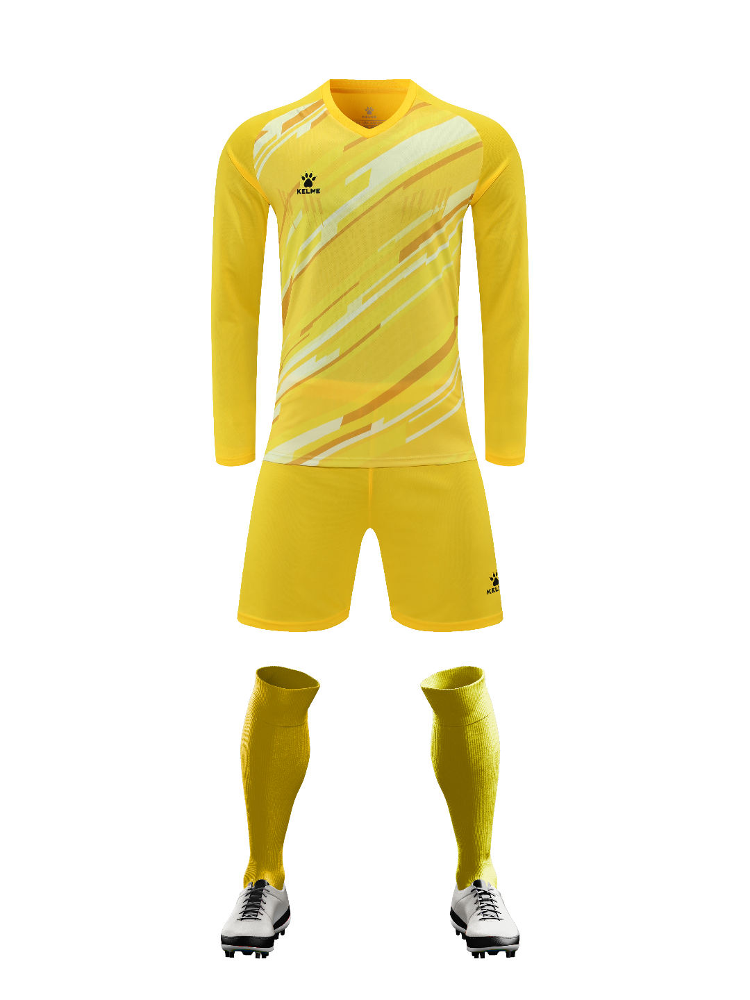 K3286 Kalmei long-sleeved training suit set 6 colors, S--3XL