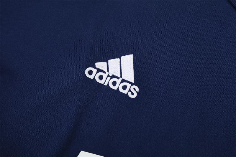 Retro 12/13 Real Madrid Royal Blue Half Zipper Jacket