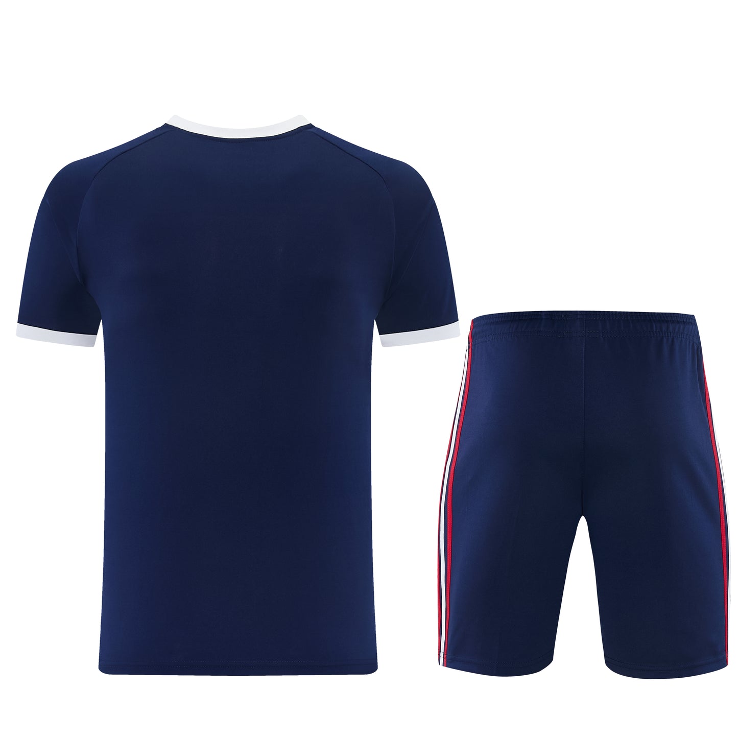 AD11 royal blue short-sleeved suit S-2XL