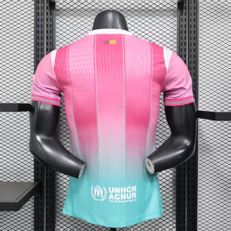 Player Version 25/26 FC Barcelona Pink with Gradient Fade Jersey