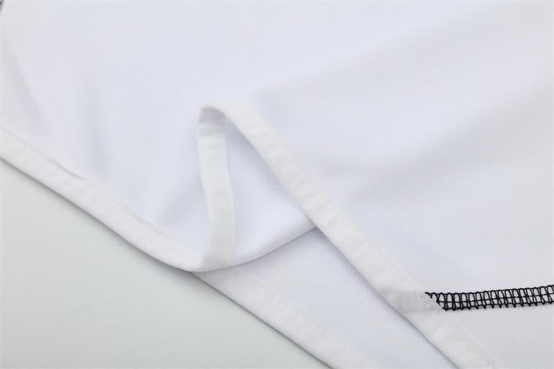 Retro 13/14 Real Madrid White Half Zipper Jacket