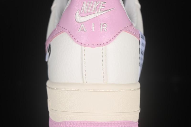 Nike Air Force 1'07 Low Custom Casual Sneakers with Full-Length Air Cushion - DD8959-100