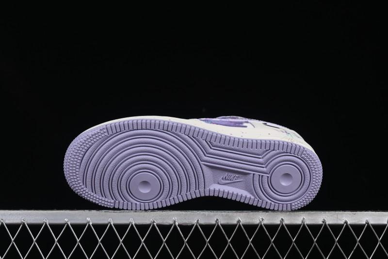 Nike Air Force 1'07 Low Casual Sneakers Purple Butterfly - FB1839-213