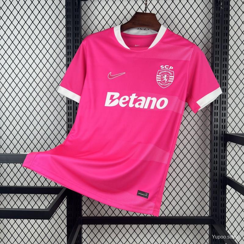 2026/27 Mens Sporting CP Pink October Jersey