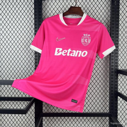 2026/27 Mens Sporting CP Pink October Jersey