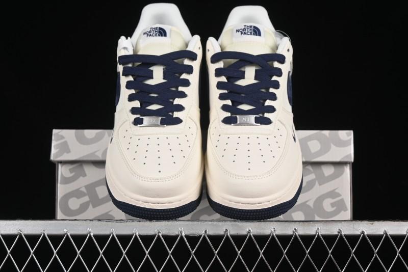Nike Air Force 1 '07 Low The North Face Collaboration - White Blue Red Casual Sneakers - XZ6188-016