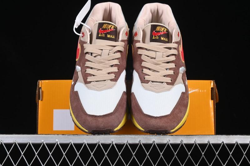 Nike Air Max 1 Retro Running Shoes with Half-Sole Air Cushion - HV5776-200