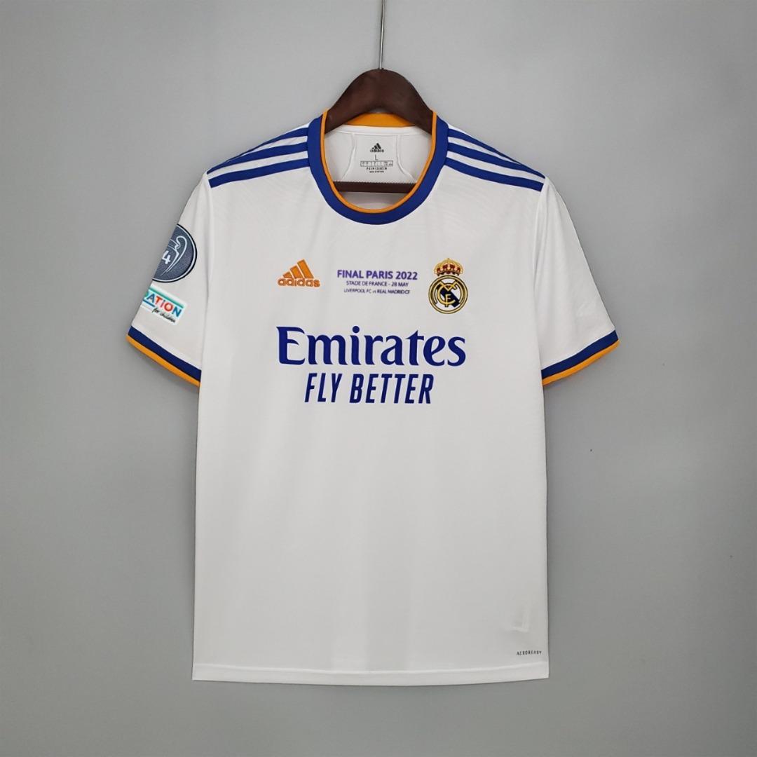 21/22 Real Madrid Final Version Home Soccer Jersey