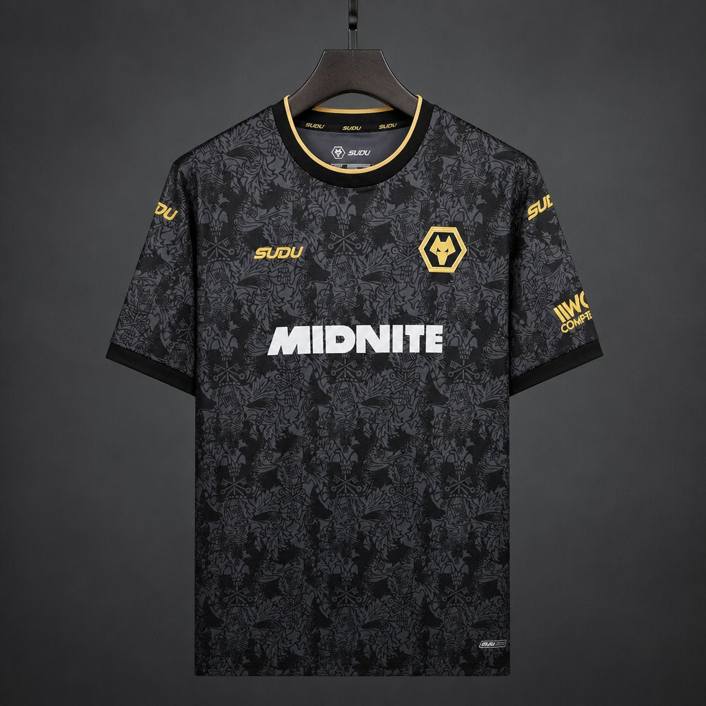 26/27 Wolverhampton Wanderers Wolves Third Black Jersey
