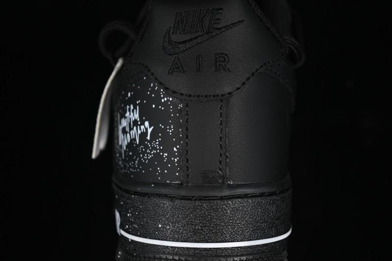 Nike Air Force 1 '07 Low Retro Street Spray White Peach Bubble Casual Sneakers - ZH0316-038