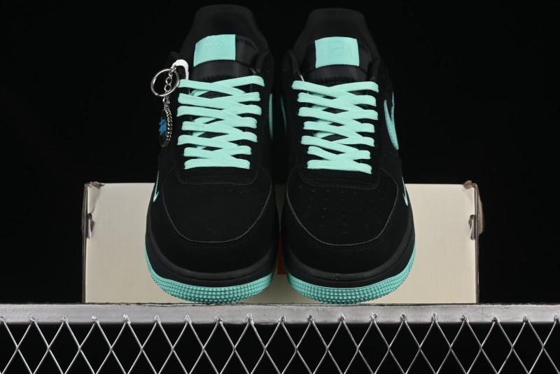 Nike Air Force 1 '07 Low Stussy Collaboration Tiffany Blue Casual Sneakers - DF0188-045