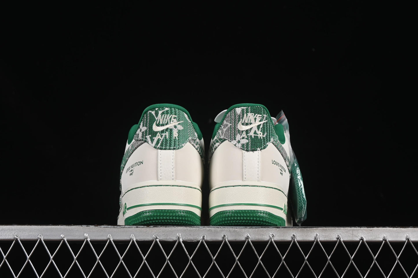 Nike Air Force 1 '07 Low LV Collaboration Green Denim Casual Sneakers - SC9207-538