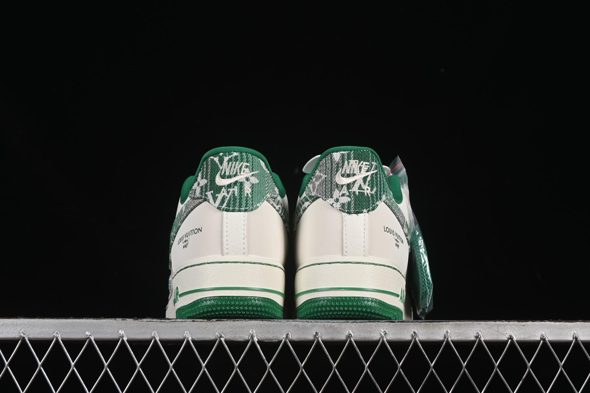 Nike Air Force 1 '07 Low LV Collaboration Green Denim Casual Sneakers - SC9207-538