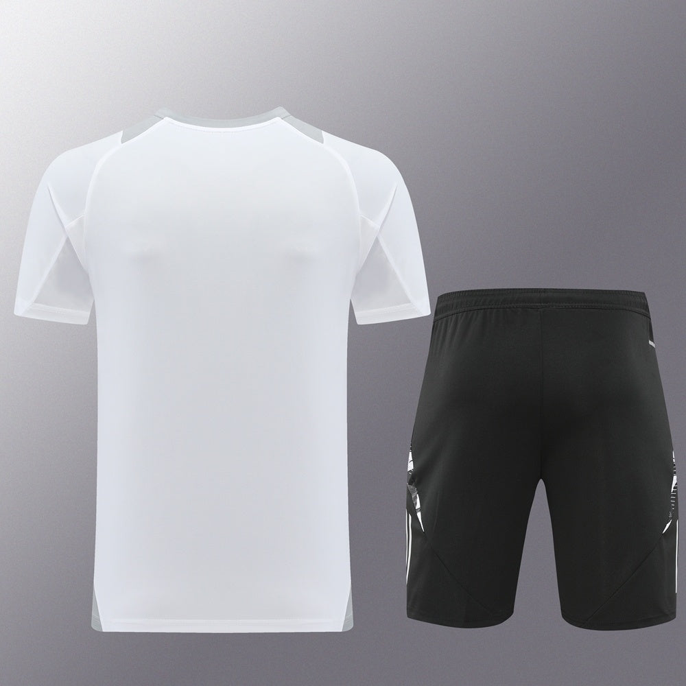 AD08 white shorts suit S-2XL