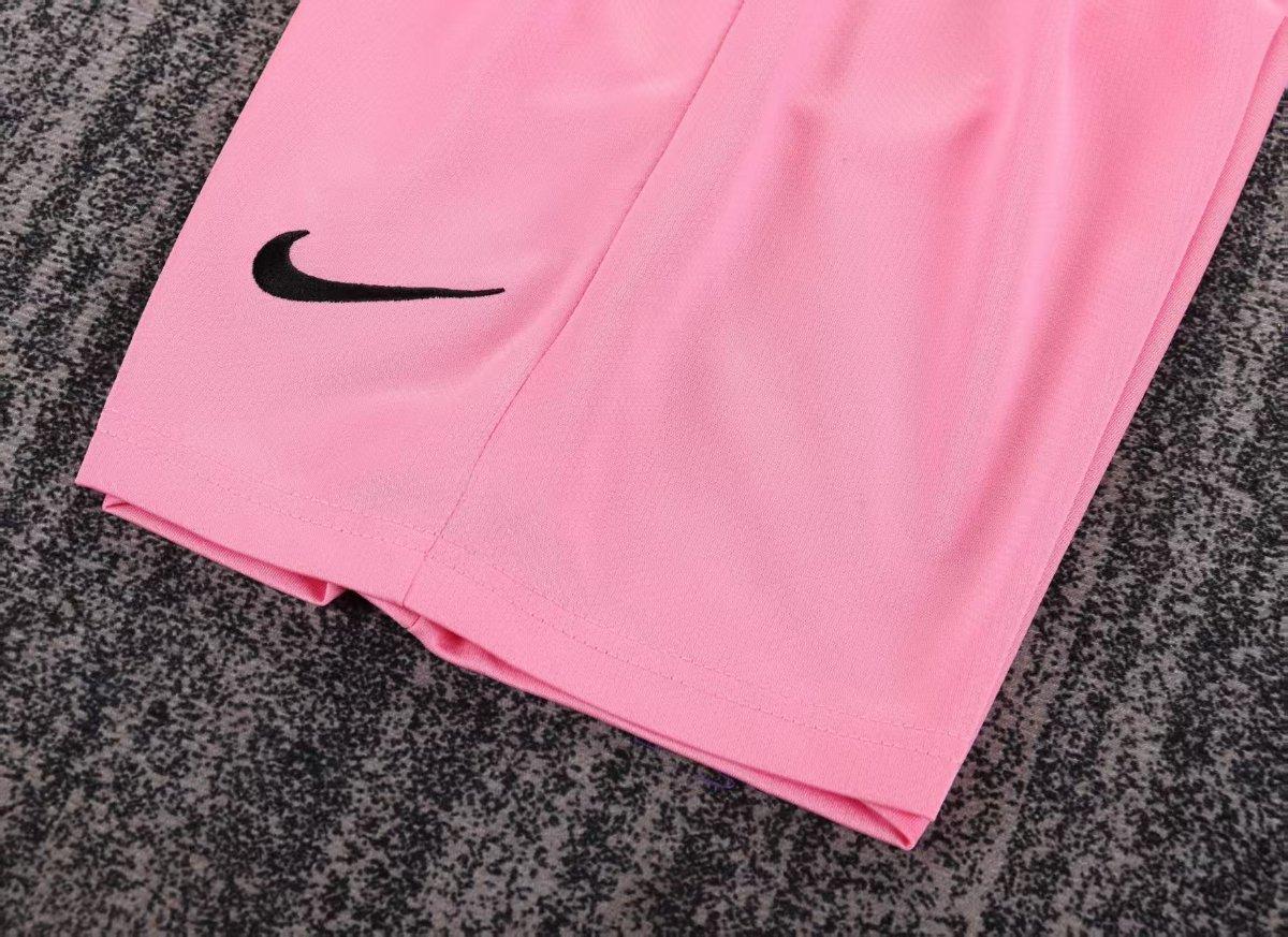 Retro 12/13 Kids Santos Away Pink Long Sleeve Jersey