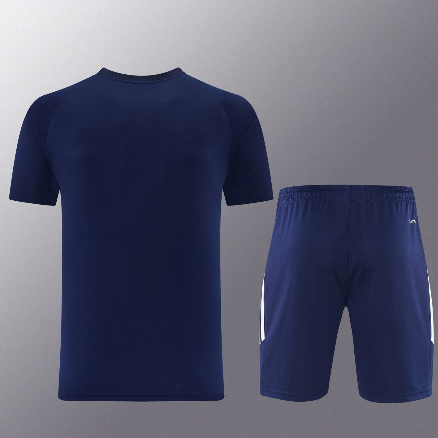 AD14 sapphire blue shorts suit S-2XL