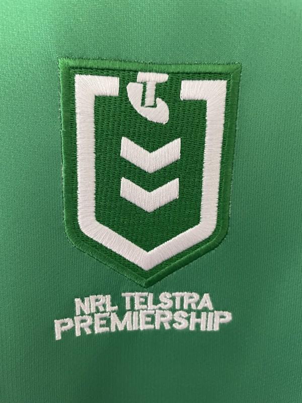 25/26 Canberra Raiders Green with White, Blue and Gold Stripes Jersey