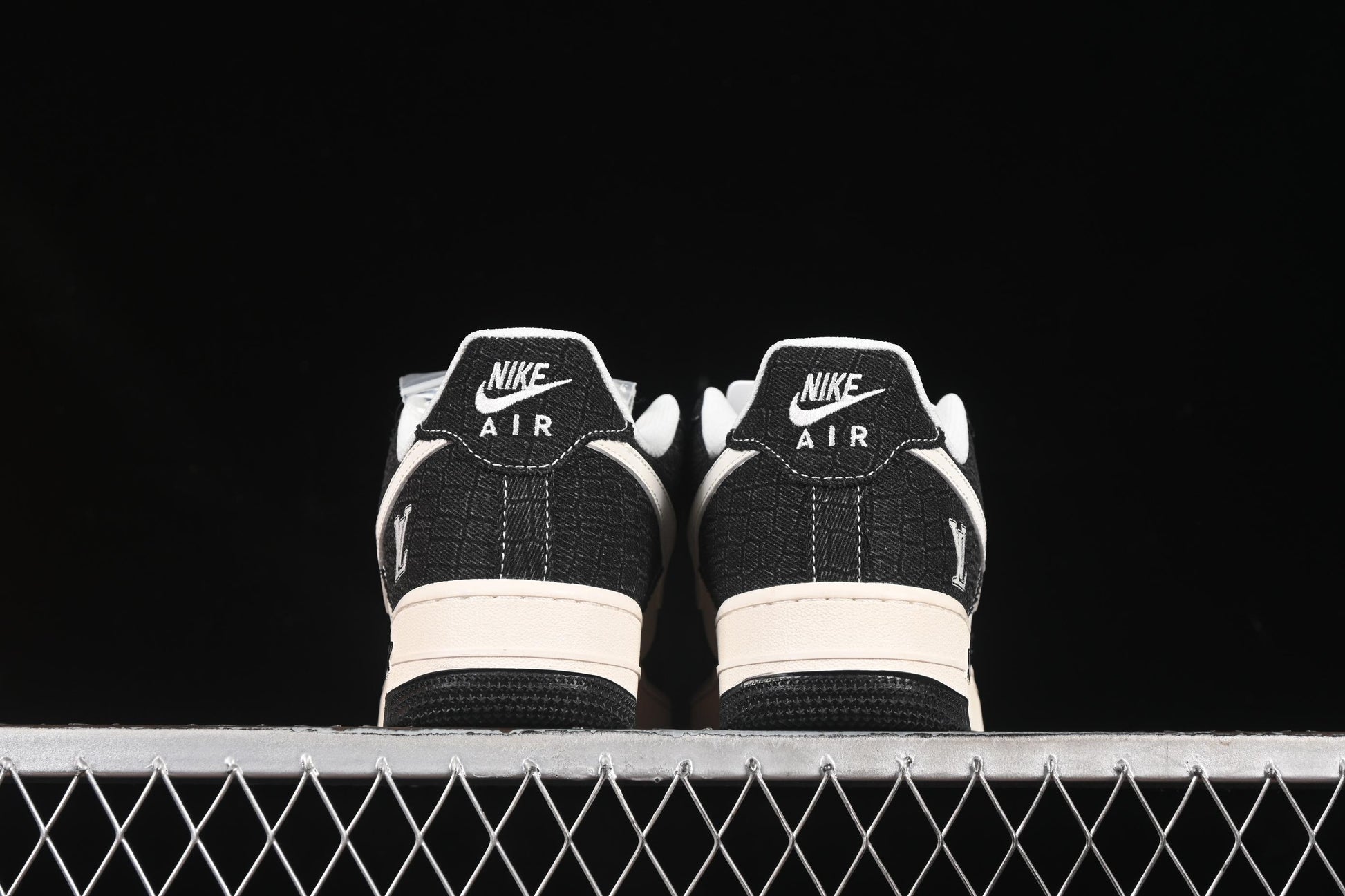 Nike Air Force 1 '07 Low LV Collaboration Denim Black Casual Sneakers - XS1958-550