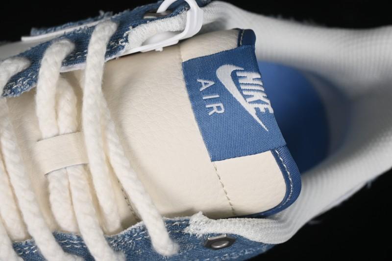 Nike Air Force 1 '07 Low Levi's Denim Collaboration - Light Blue Denim Low-Top Casual Sneakers - SJ6698-003