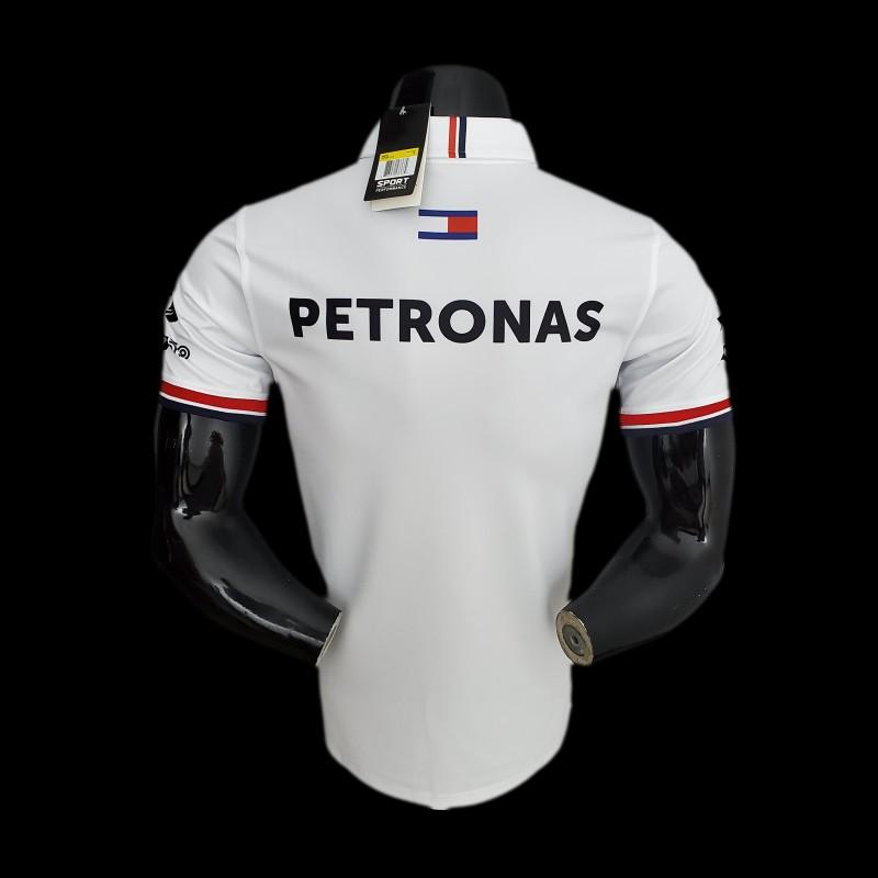 F1 Formula One 2022 Racing Suit Mercedes Polo White