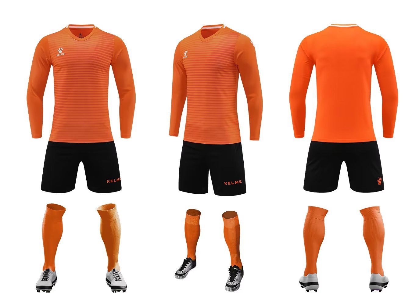 ZB1001 Kalmei long-sleeved suit four colors: 3XS-4XL