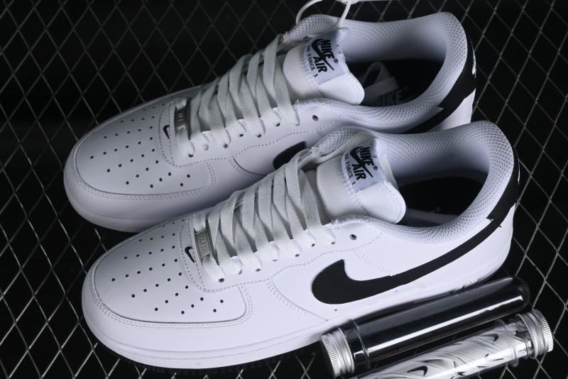 Nike Air Force 1 '07 Low Casual Sneakers in Black and White - FQ4296-101