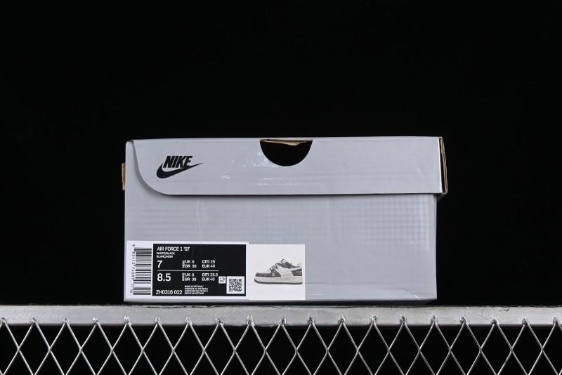 Nike Air Force 1 '07 Low Custom Collaboration Casual Sneakers with Strap - ZH0316-022