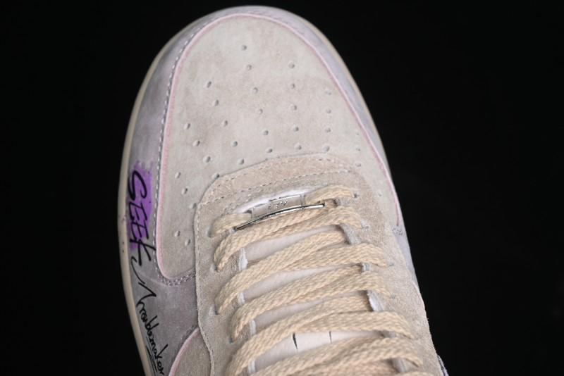 Nike Air Force 1 '07 Low Purple Taro Demon Casual Sneakers - ZB2121-301