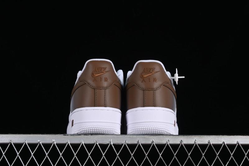 Nike Air Force 1 '07 Low Custom Anime Theme Gradient Brown Swoosh Casual Sneakers - FN0366-103