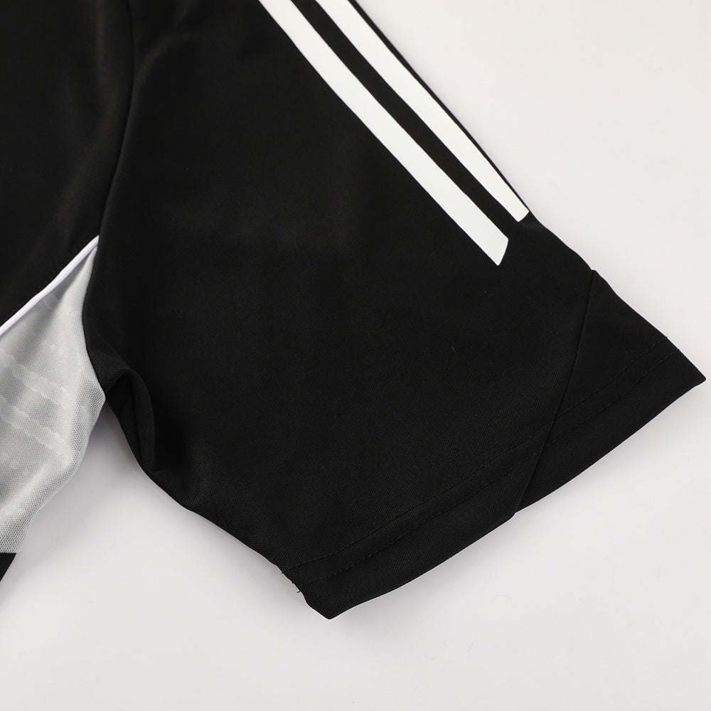 AD09 black shorts suit S-2XL