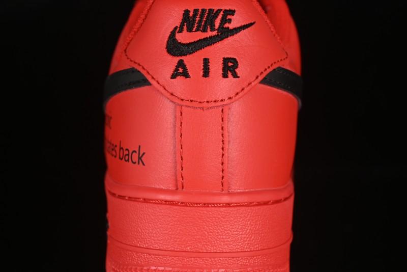 Nike Air Force 1'07 Low Watermelon Red Casual Sneakers with Full-Length Air Cushion - FD7039-600