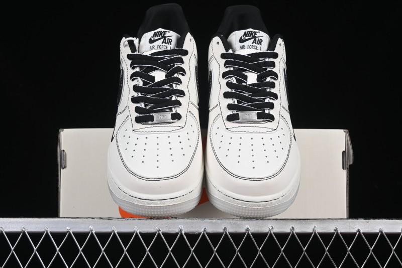 Nike Air Force 1 '07 Low Collaboration Sneakers with Black Stitch Dual-Color Sole - CH6336-515