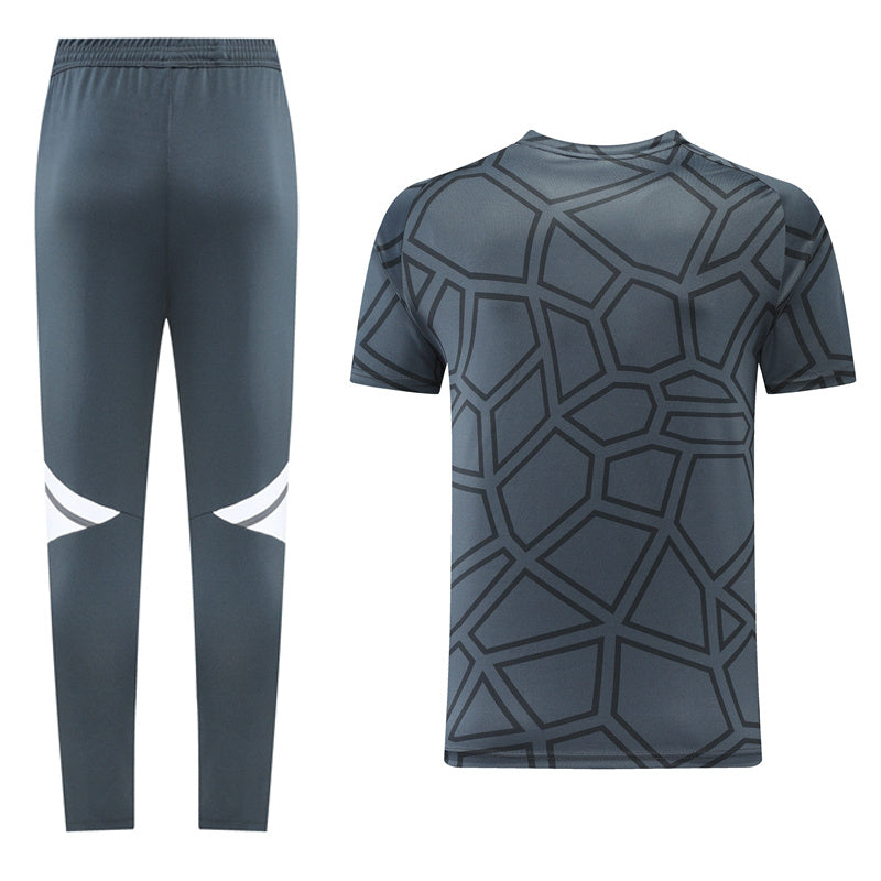 AD01 dark gray trousers suit S-2XL