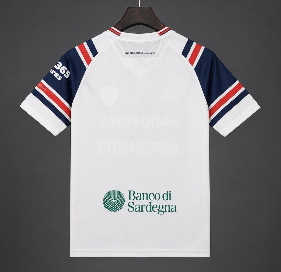 26/27 Cagliari Calcio Away White Jersey