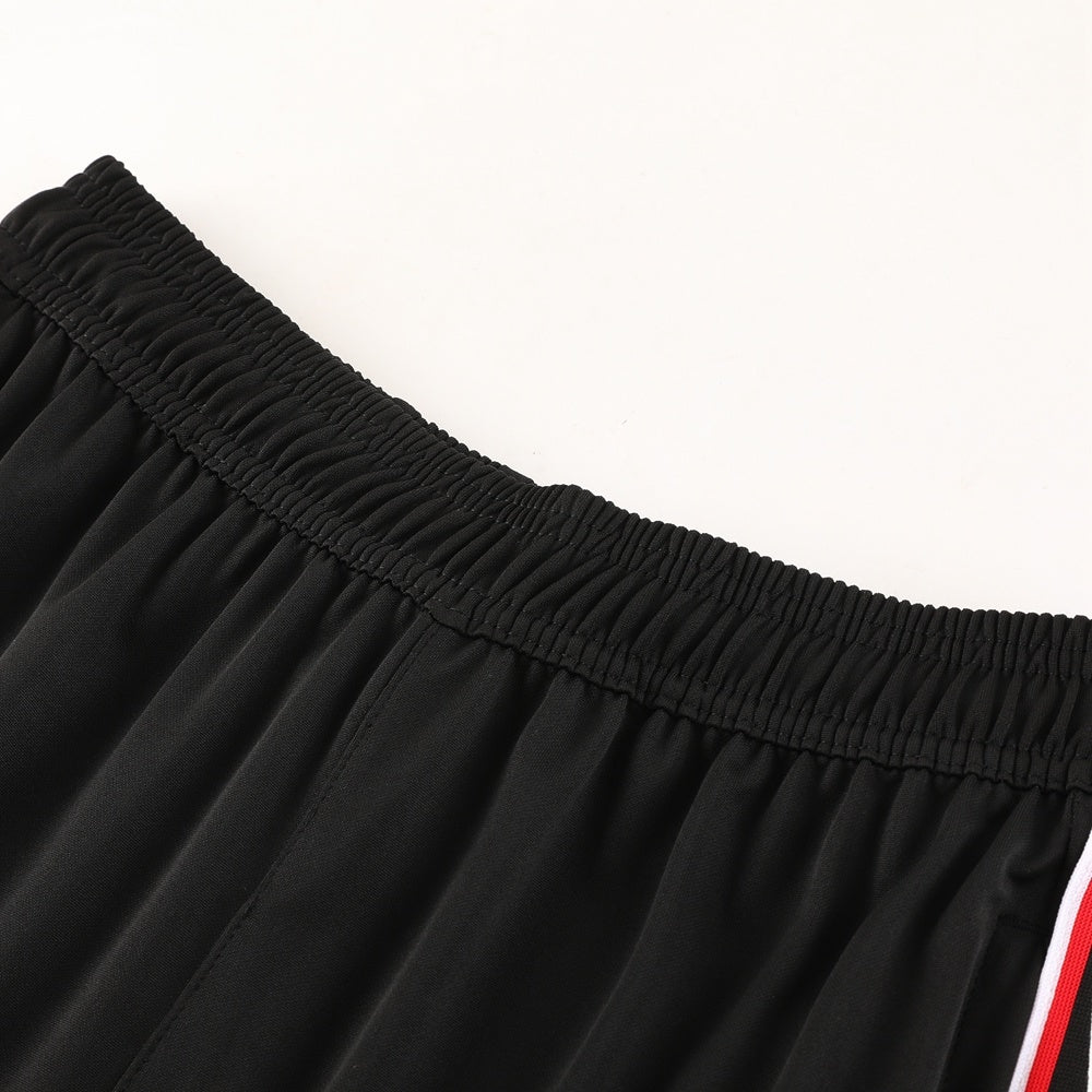 ND03 black and red shorts suit S-2XL