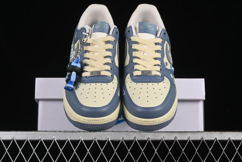 Nike Air Force 1 Low "Ghost Fire Clown" Halloween Themed Casual Sneakers - XL2321-333