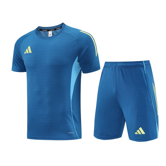 AD09 blue shorts suit S-2XL